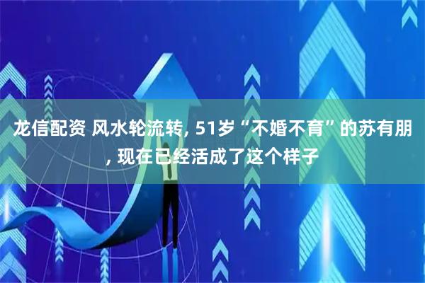 龙信配资 风水轮流转, 51岁“不婚不育”的苏有朋, 现在已经活成了这个样子